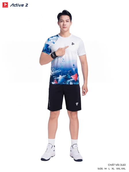 Áo cầu lông Just Play Active 2 nam - Ảnh 2