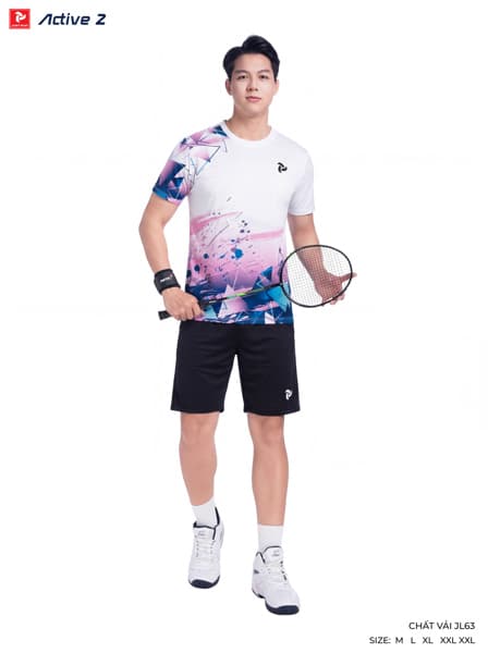 Áo cầu lông Just Play Active 2 nam