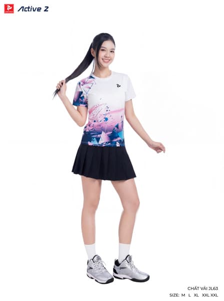 Áo cầu lông Just Play Active 2 nữ